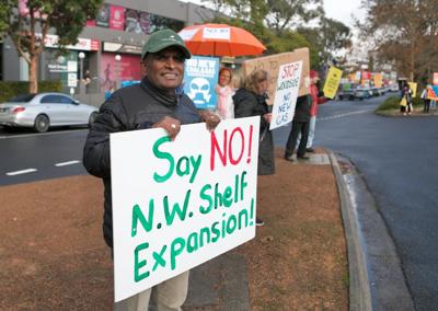 ACF Deakin Rally against NW Shelf June 2025