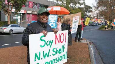 ACF Deakin Rally against NW Shelf June 2025