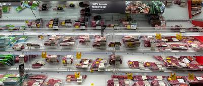 100% Aussie tender beef at Coles 