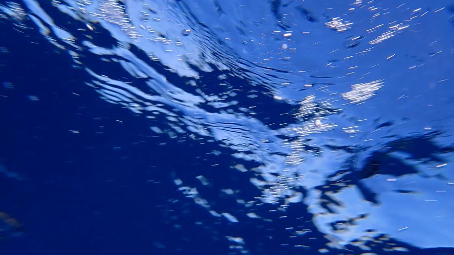 Abstract underwater scene