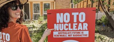 Pledge CTA button with text and arrow, on a white background.