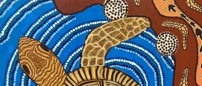 The-western-swamp-turtle-Christopher-12 - Second place Best artwork by an Aboriginal or Torres Strait islander child Wild At Art 2026