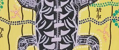 Goanna, Leo, Indigenous, reptile, sand, outback.