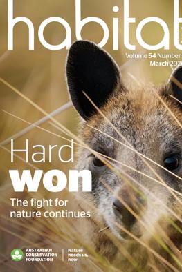 200326 - habitat Cover - March 2026 - Hard won