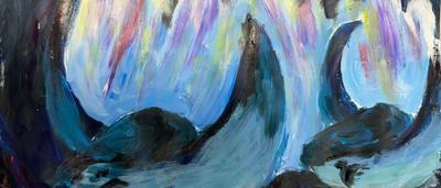 Finding the light by Max age 8. Winner best written entry age 8-10 Wild At Art 2026.