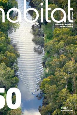 Header image: Habitat cover map, 2015. Green and brown areas representing vegetation.