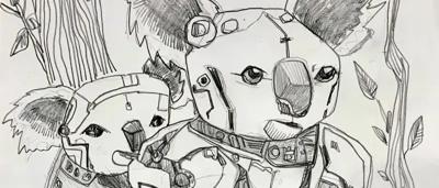 Koala robot Simon age 10 - Most Unique - First prize