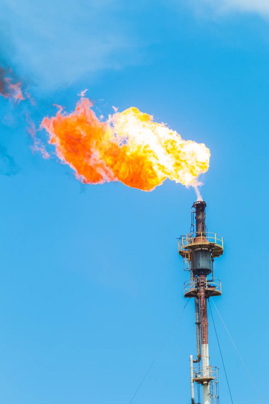 Gas industry infrastructure on the Australian coast