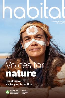 Header image: Habitat cover graphic, February 2024. Shows diverse vegetation.