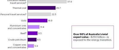 A woman in a white coat examines a plant in a lab, microscope visible.