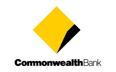 CommBank logo on a white background.