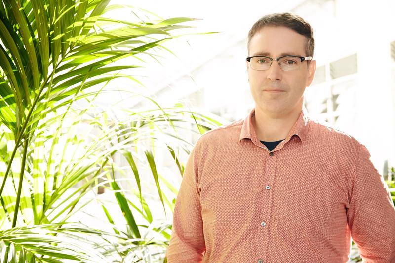 Paul Sinclair, ACF Director of Campaigns, in a patterned salmon shirt