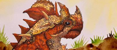 Thorny devils basking in sunlight.