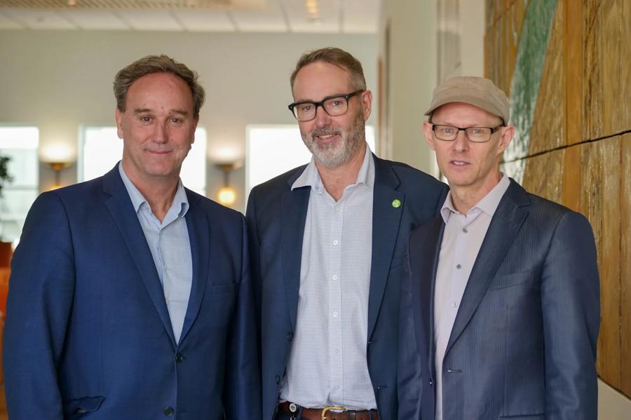 Paul Sinclair at the Nature Laws press conference, October 2025