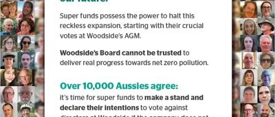 Open letter graphic, text on white, "Super Fund" title, ACF logo.