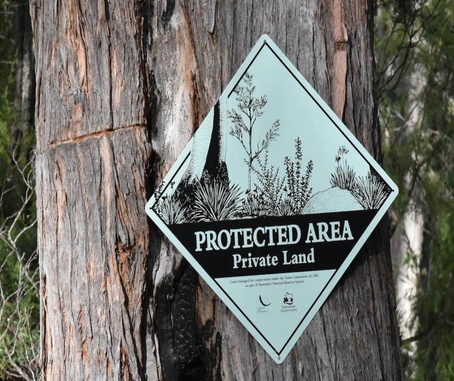 A protected area on private land in Australia
