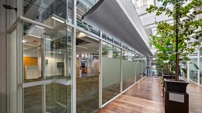 Victorian building facade, ornate details, Leicester Street, Carlton.