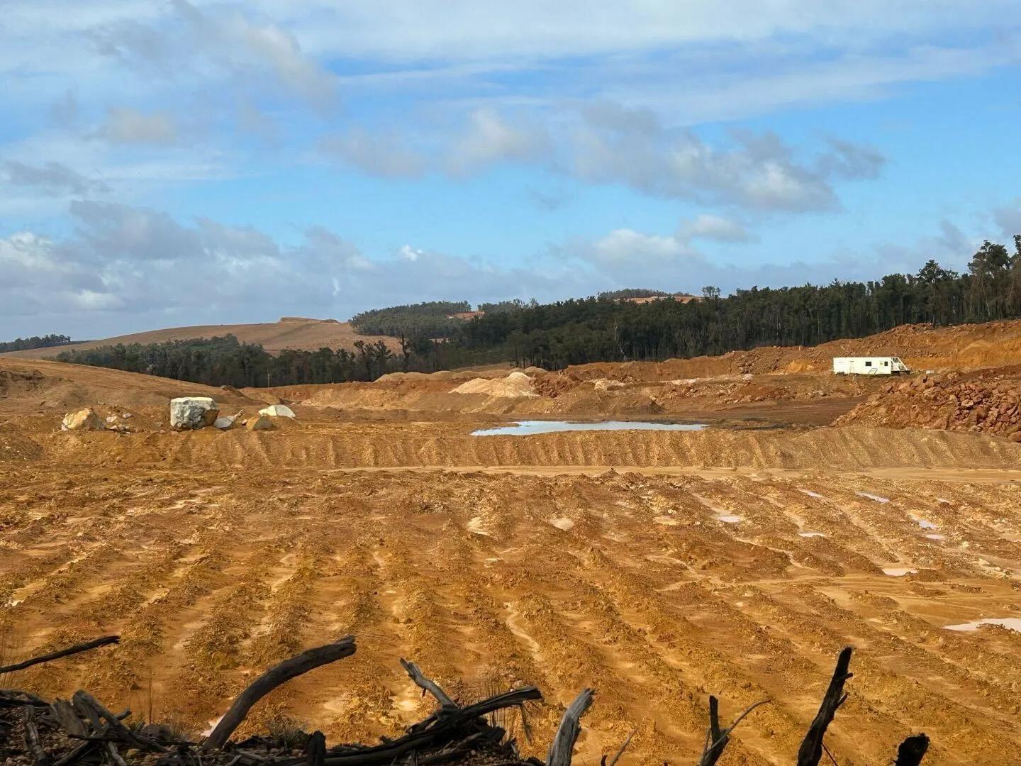 Alcoa bauxite mining operations in the Jarrah forest