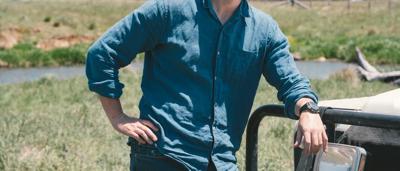 Platy Project event at Wilmot Farm: people, water, trees, and signage.