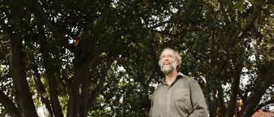 Man, Hedley Thomson, smiling, ACF Bequestor, portrait.